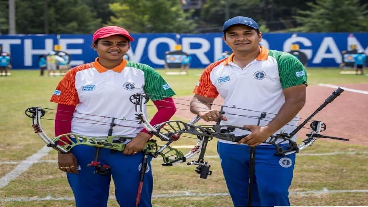 Jyothi Vennam Abhishek Verma starts Indias medal tally with a bronze in archery 1
