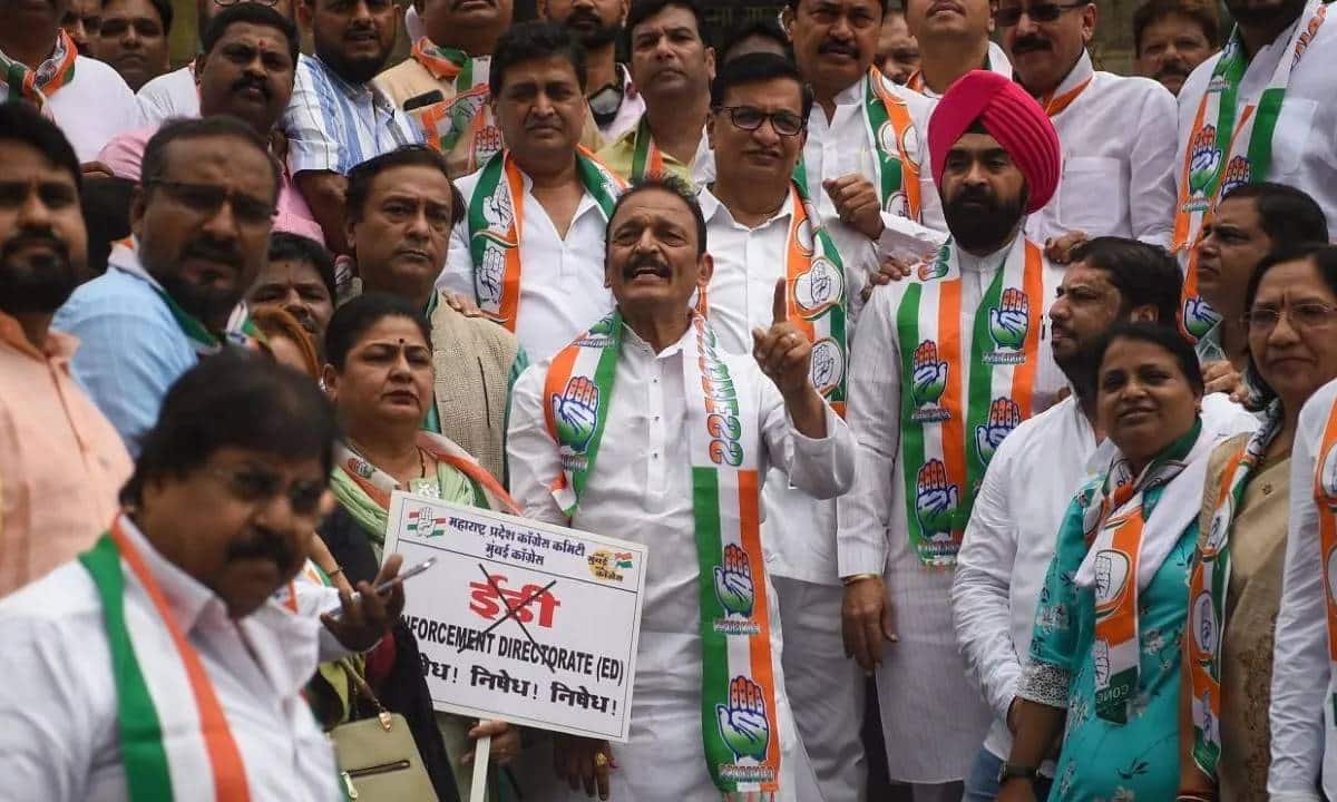 Rail Roko Protest by congress