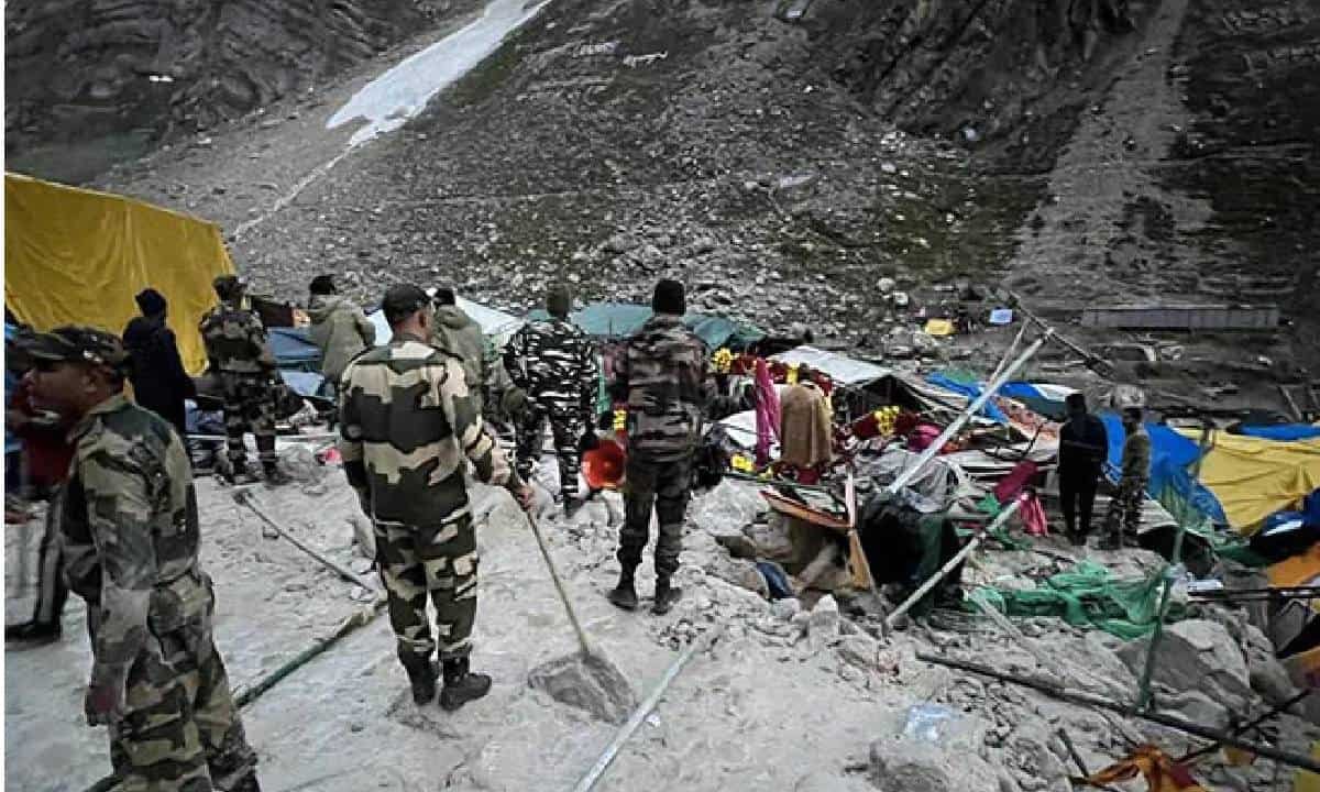 Security forces,camps, amarnath pilgrims