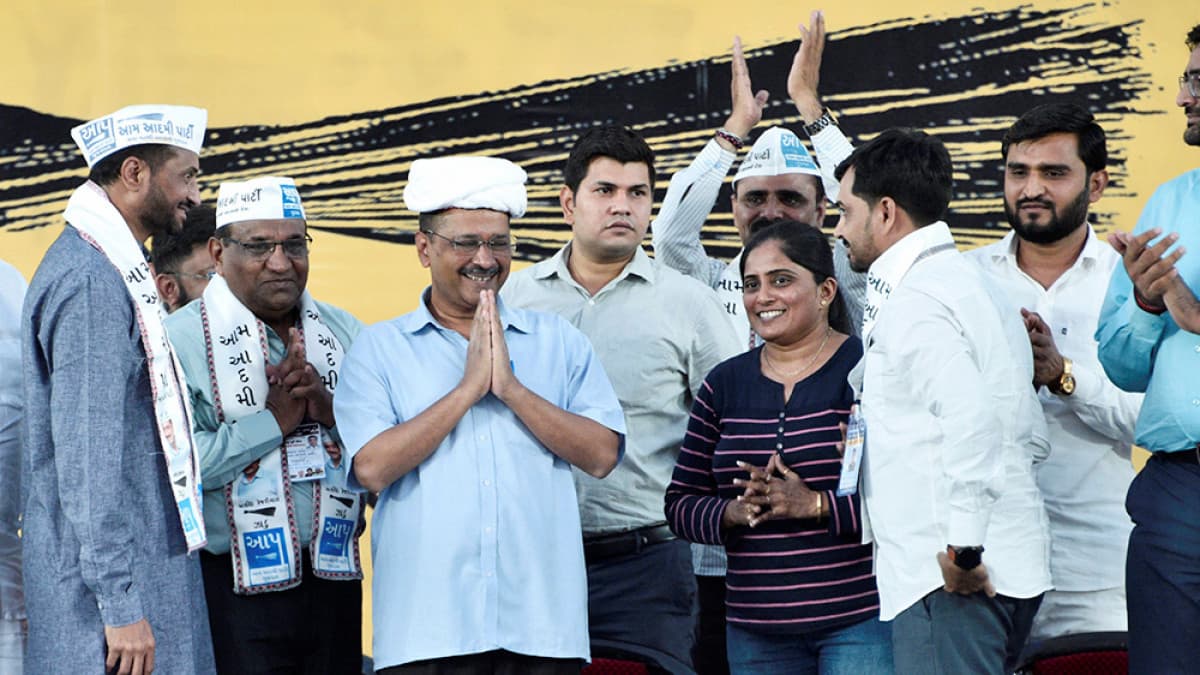 aap, arvind kejriwal, aam aadmi party, zero bill, gujarat, gujarat elections