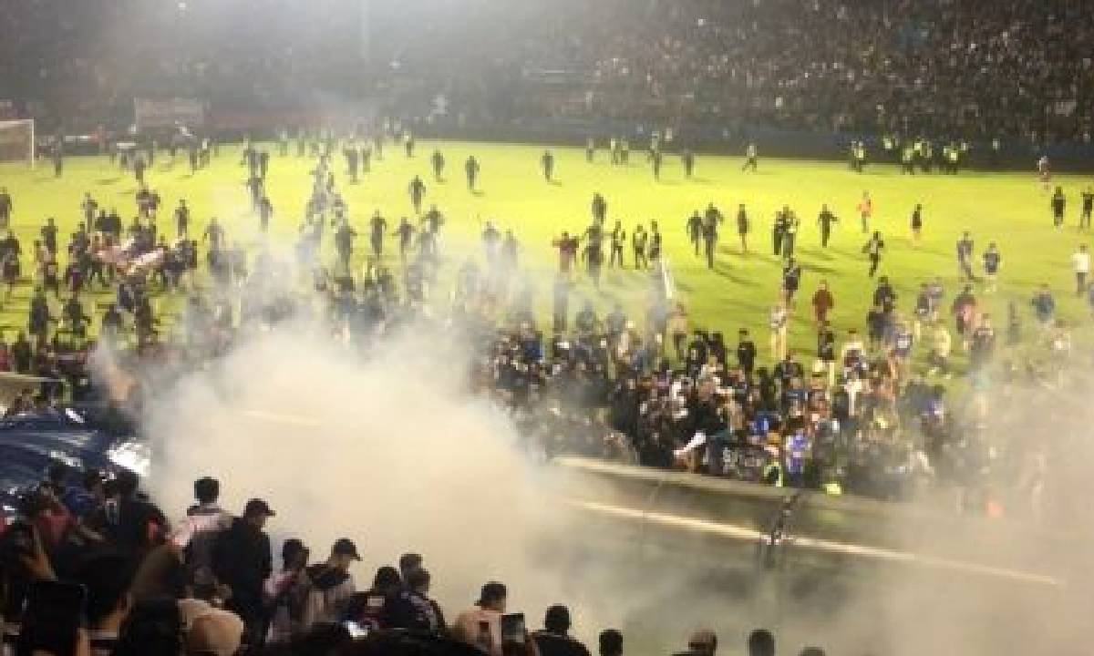 football stadium riot