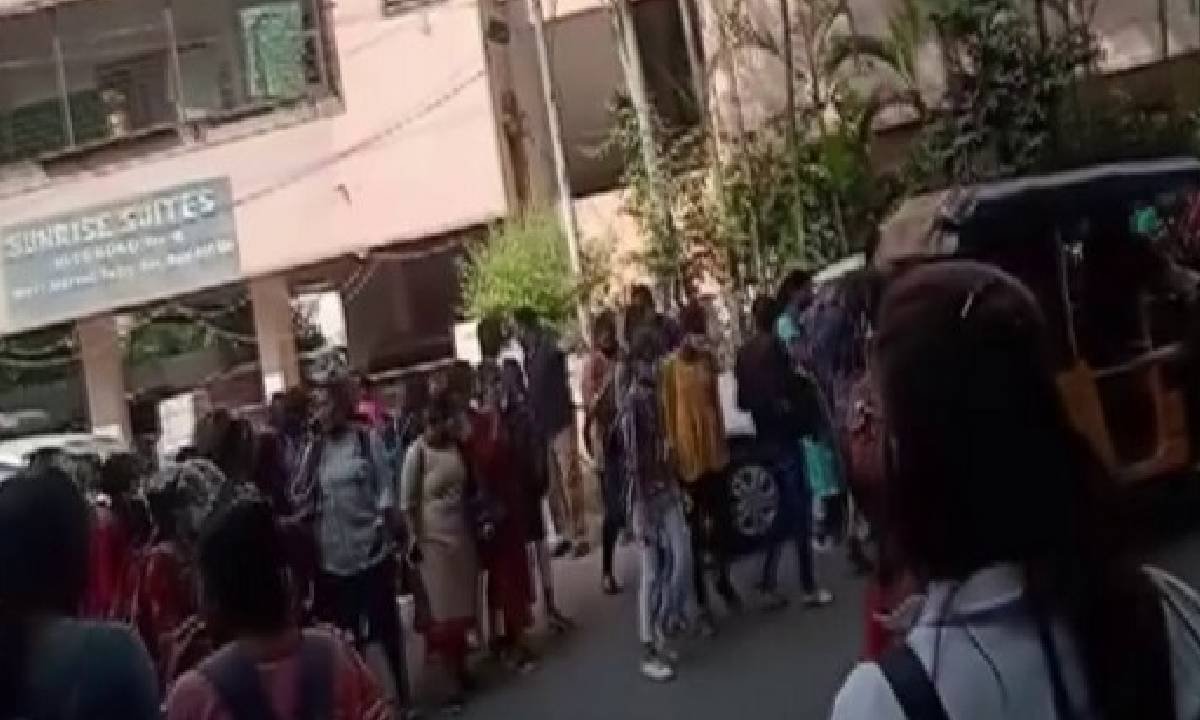 Telangana Hyderabad College Students Chemical Leak