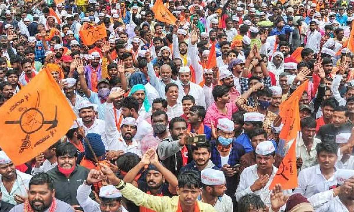 Panchamasali Lingayat community padyatra
