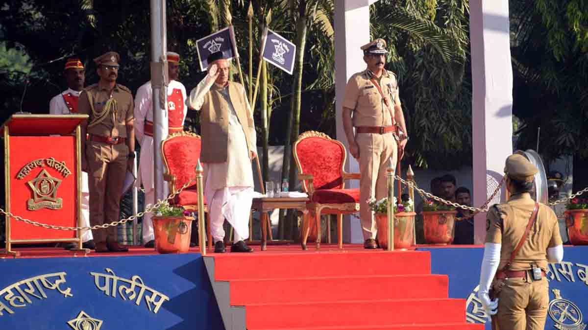 bhagat singh koshyari, koshyari, raising day, maharashtra police, police, maharashtra