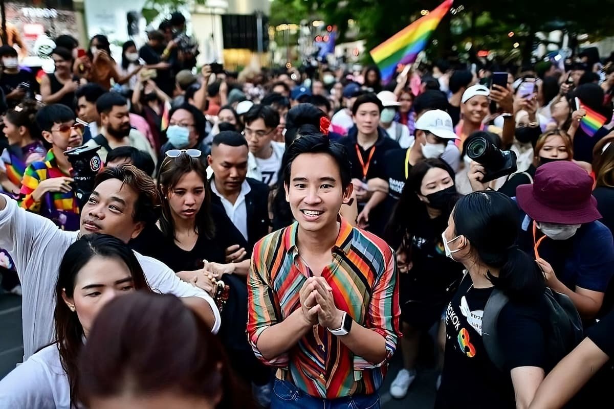 Pita Limjaroenrat, pride month, bangkok, thailand, thai, prime minister, elections