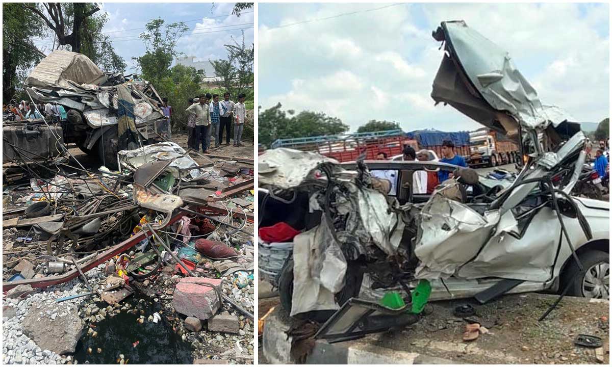 dhule accident, dhule, accident, highway, car accident