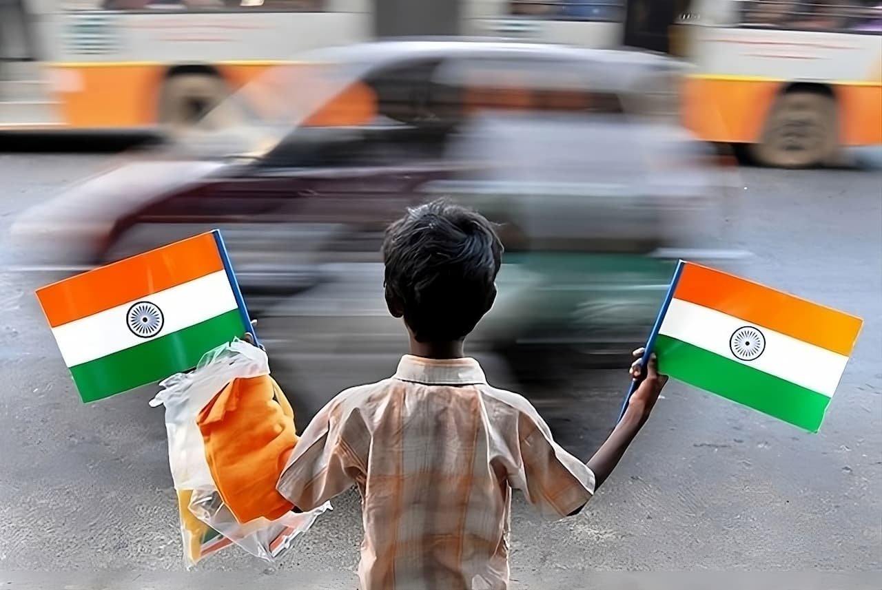 independence day, 15 august, 15th august, kid, india, independence, flag, har ghar tiranga