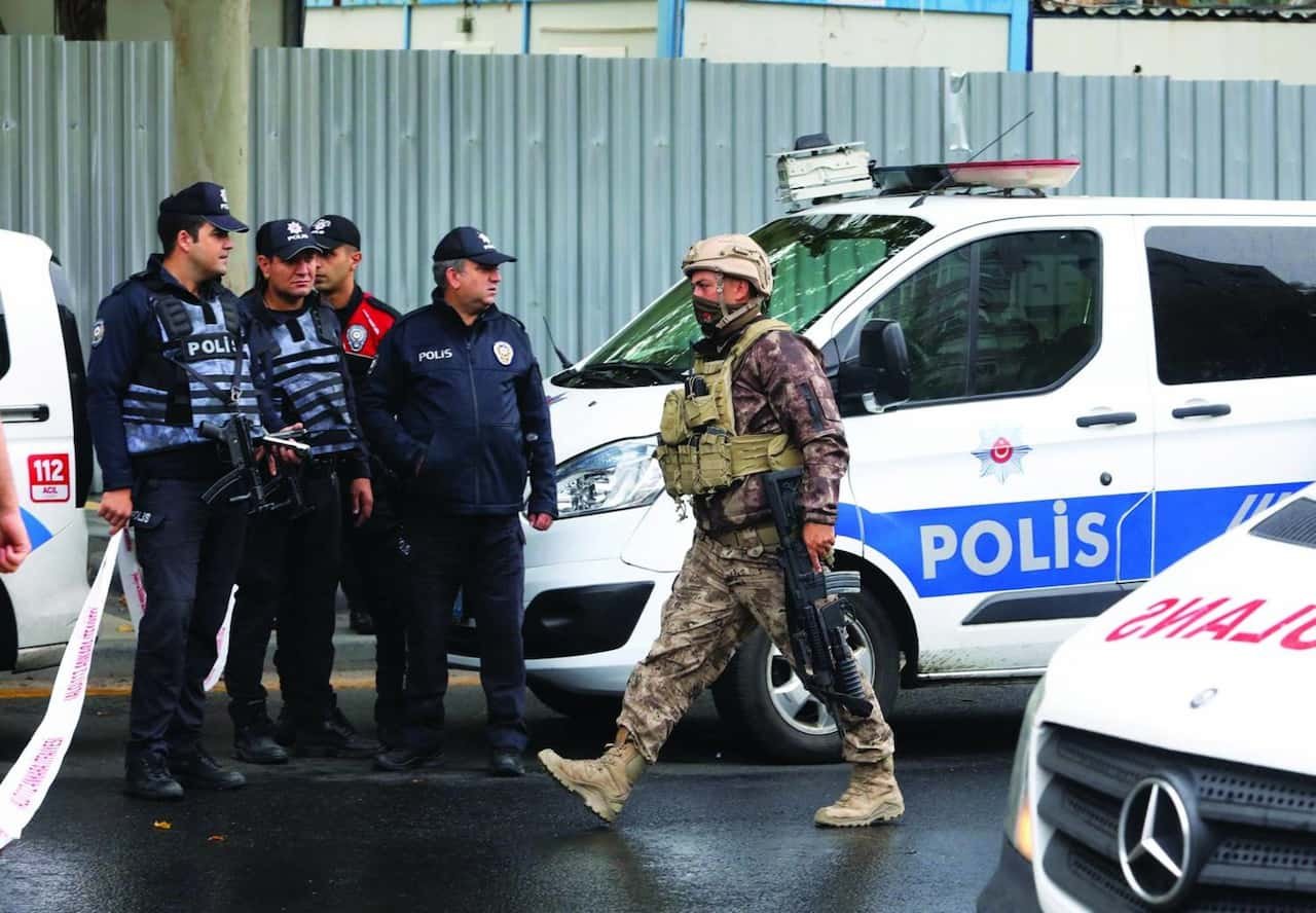 turkey, police, ppk suspects, suicide bomber attack, turkey police