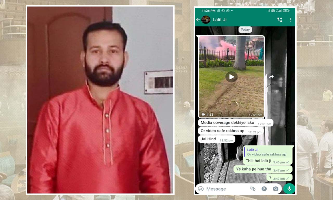 nilaksha aich, lalit jha, parliament security breach, parliament, protest, accused, winter session, security breach, ngo