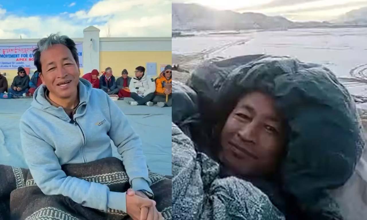Sonam Wangchuk, wangchuk, protest, ladakh, 3 idiots