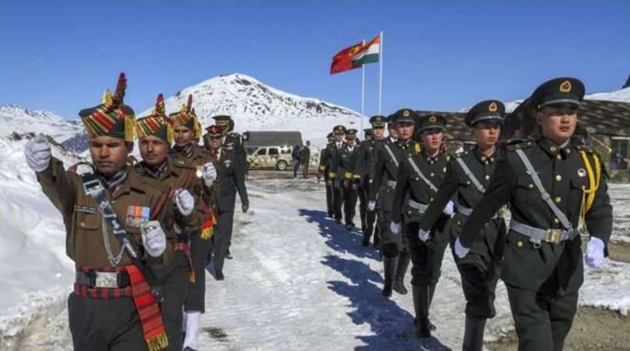 indian troops, himalayan, china