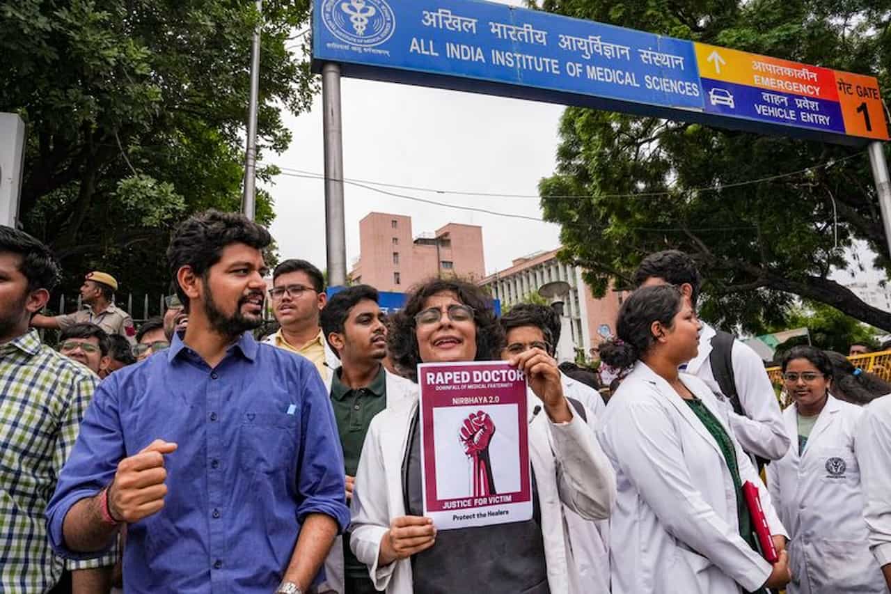 jantar mantar, doctors protest, rg kar hospital, kolkata incident, protest