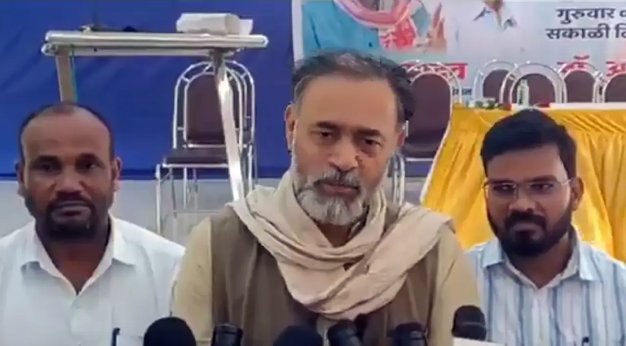 yogendra yadav, swaraj india, maharashtra, maharashtra government, palghar, dahanu