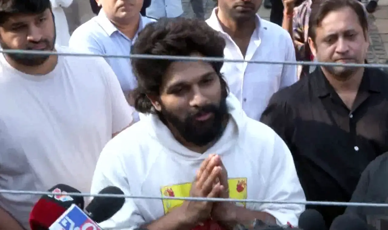 allu arjun, arjun, released, bail, pushpa 2, pushpa 2 stampede