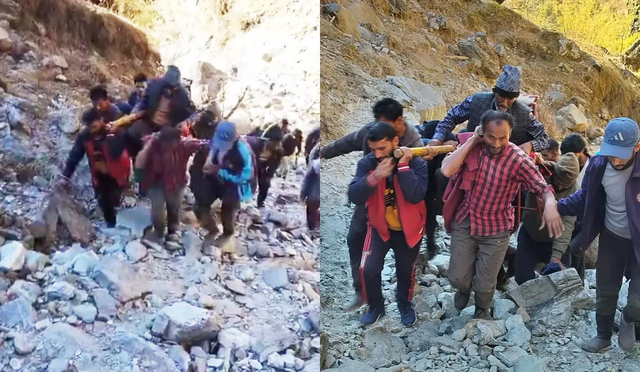 uttarakhand, chamoli, dhumak, dumak gaon, dhumak gaon, uttarakhand village, road, anil baluni