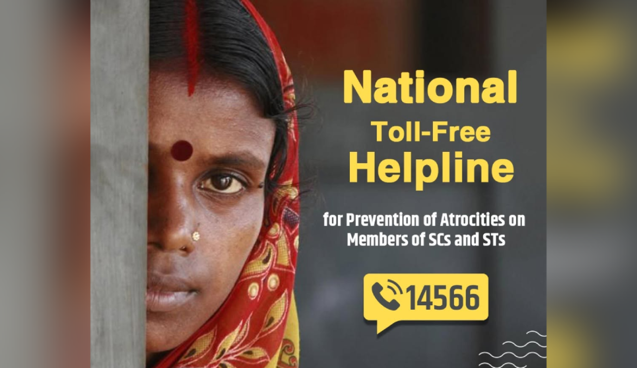 sc/st actrocities, sc/st act. sc helpline, 14566, maharashtra, uttar pradesh