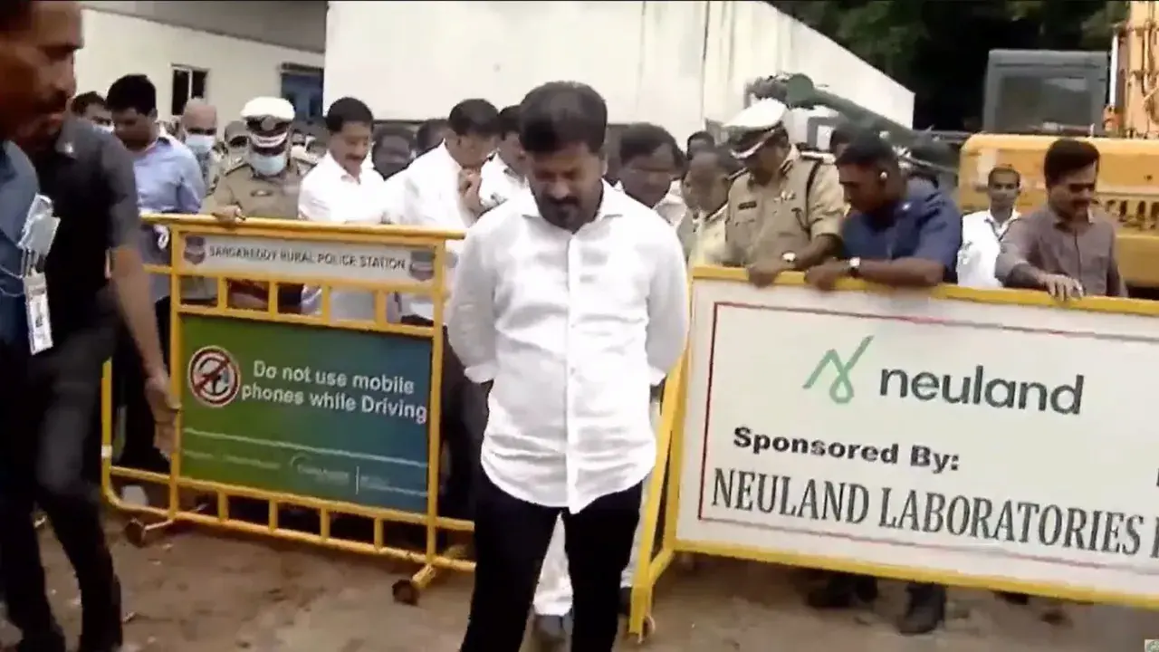 revanth reddy, sigachi industries, fire, telangana, telangana incident