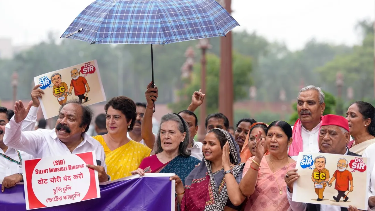 protest, opposition, sonia, priyanka, sonia gandhi, priyanka gandhi, bihar