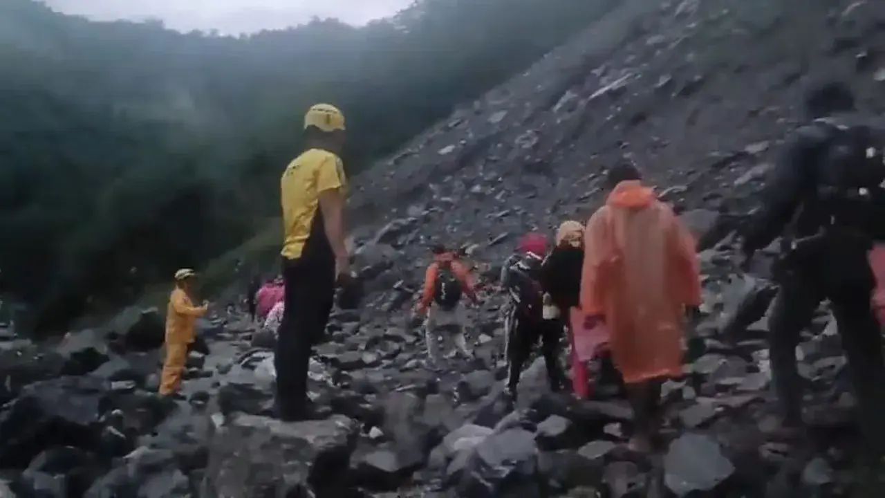 kedarnath yatra sonprayag, landslide