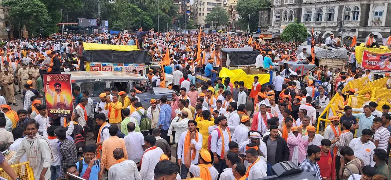 azad maidan, manoj jarange, jarange, maratha protest, maratha, quota, mumbai