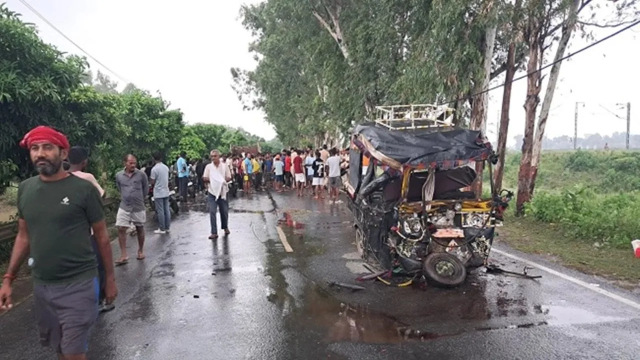 Eight Dead, Four Injured In Tragic Head-On Collision Near Patna 1 Collision, patna, accident