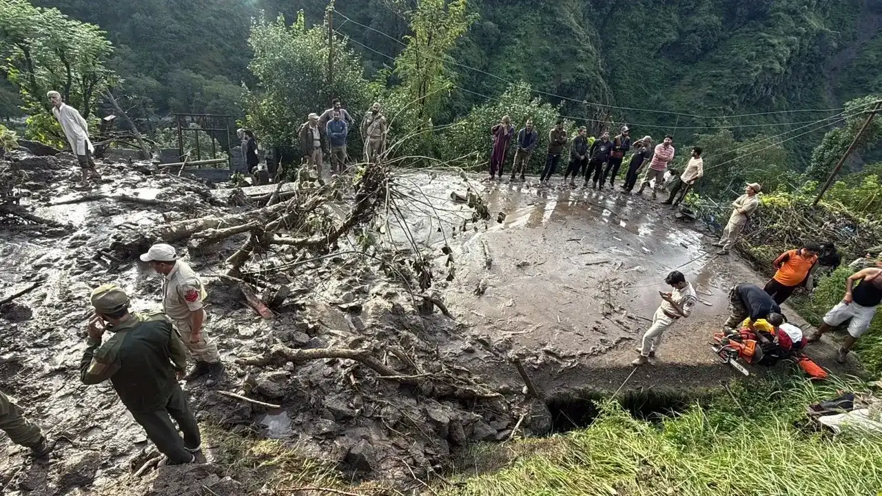 reasi, landslide, jammu and kashmir, j-k, cloudburst