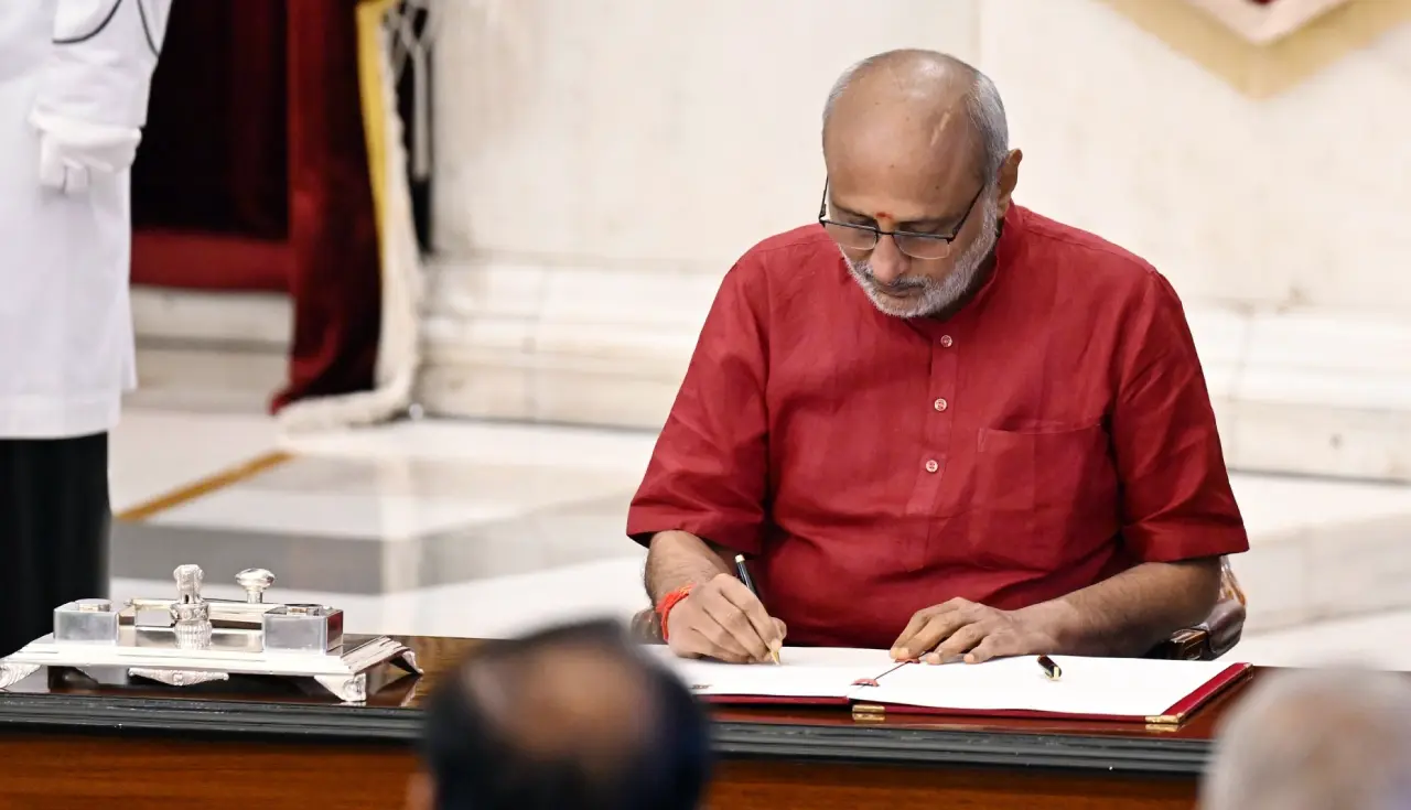 cp radhakrishnan, vice president, rashtrapati bhavan