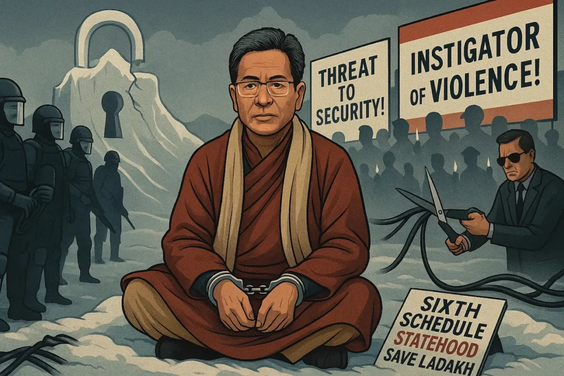 sonam wangchuk, arrest, leh, ladakh, protest, activist, nia, sedition