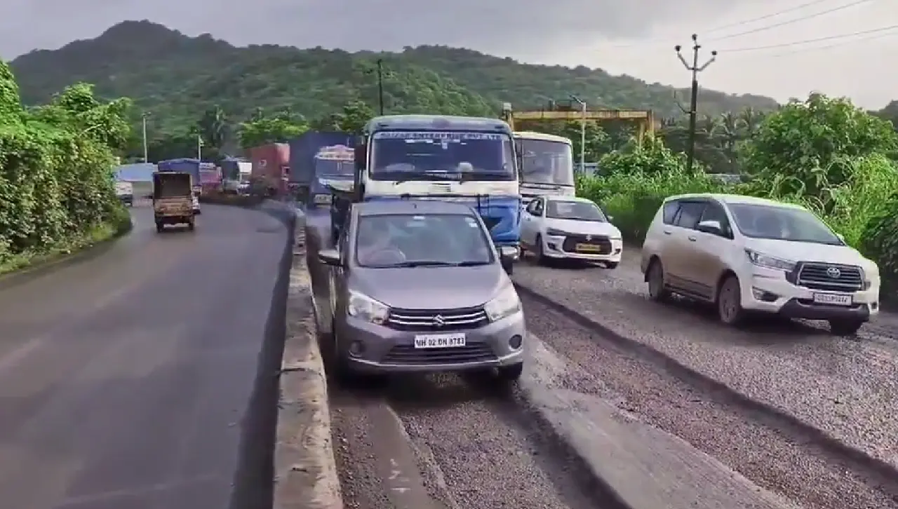 ghodbunder road, ghodbunder, repair work, repair, thane, heavy vehicles