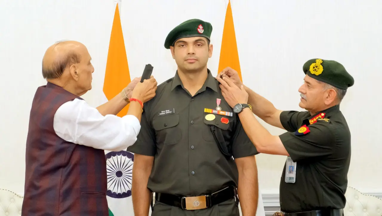 neeraj chopra, lieutenant colonel, javelin thrower, 