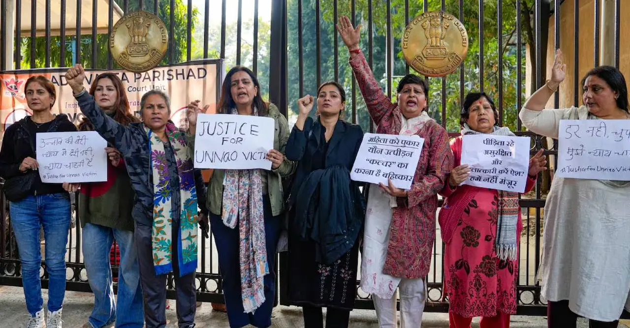 delhi hc, unnao rape case, protest, hc