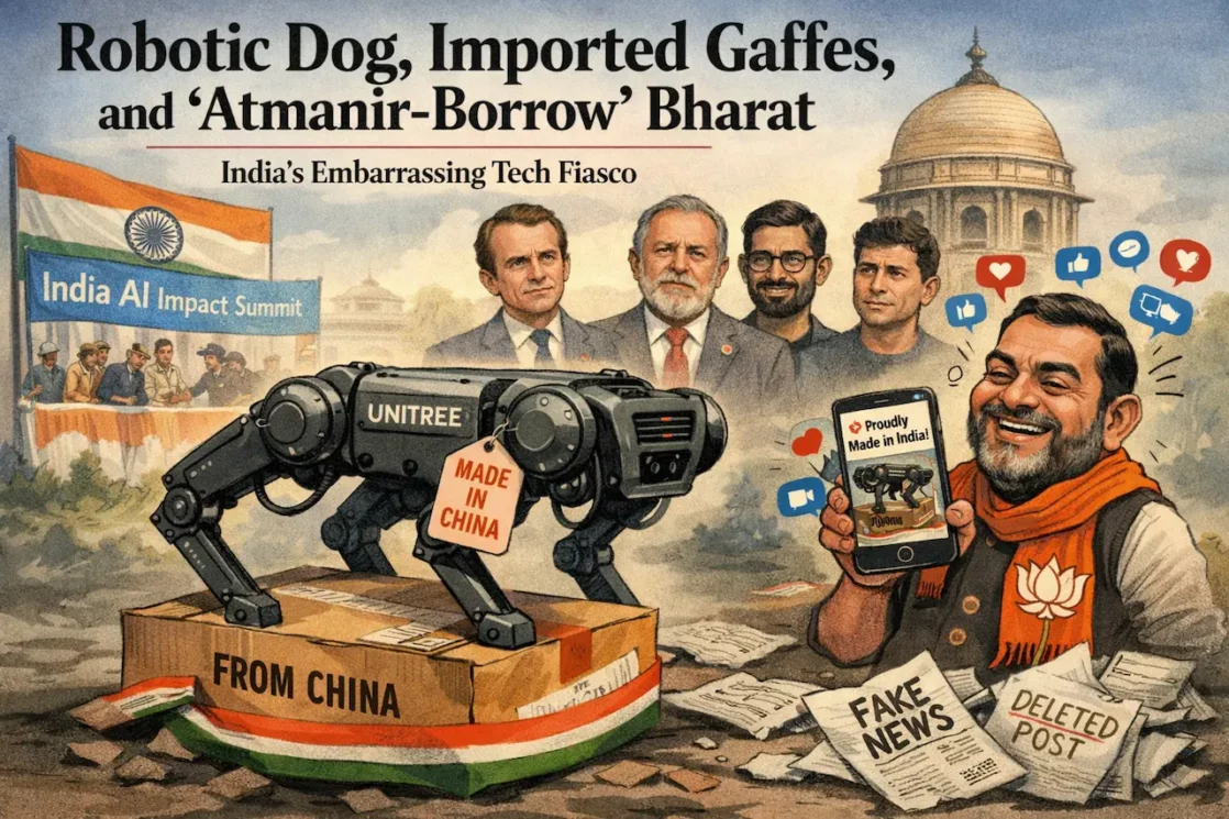 The Robotic Dog Scandal, Robotic Dog, Galgotia, AI Summit, AI Impact Summit, Robotic dog Orion, Galgotias University