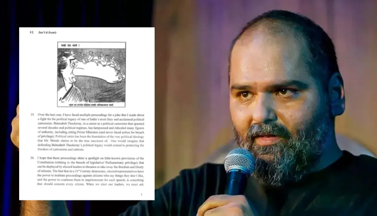 Kunal Kamra Cites Bal Thackeray Cartoon, Questions Privilege Action By Maharashtra Legislature 1 bal thackeray, kunal kamra, comedian, kamra