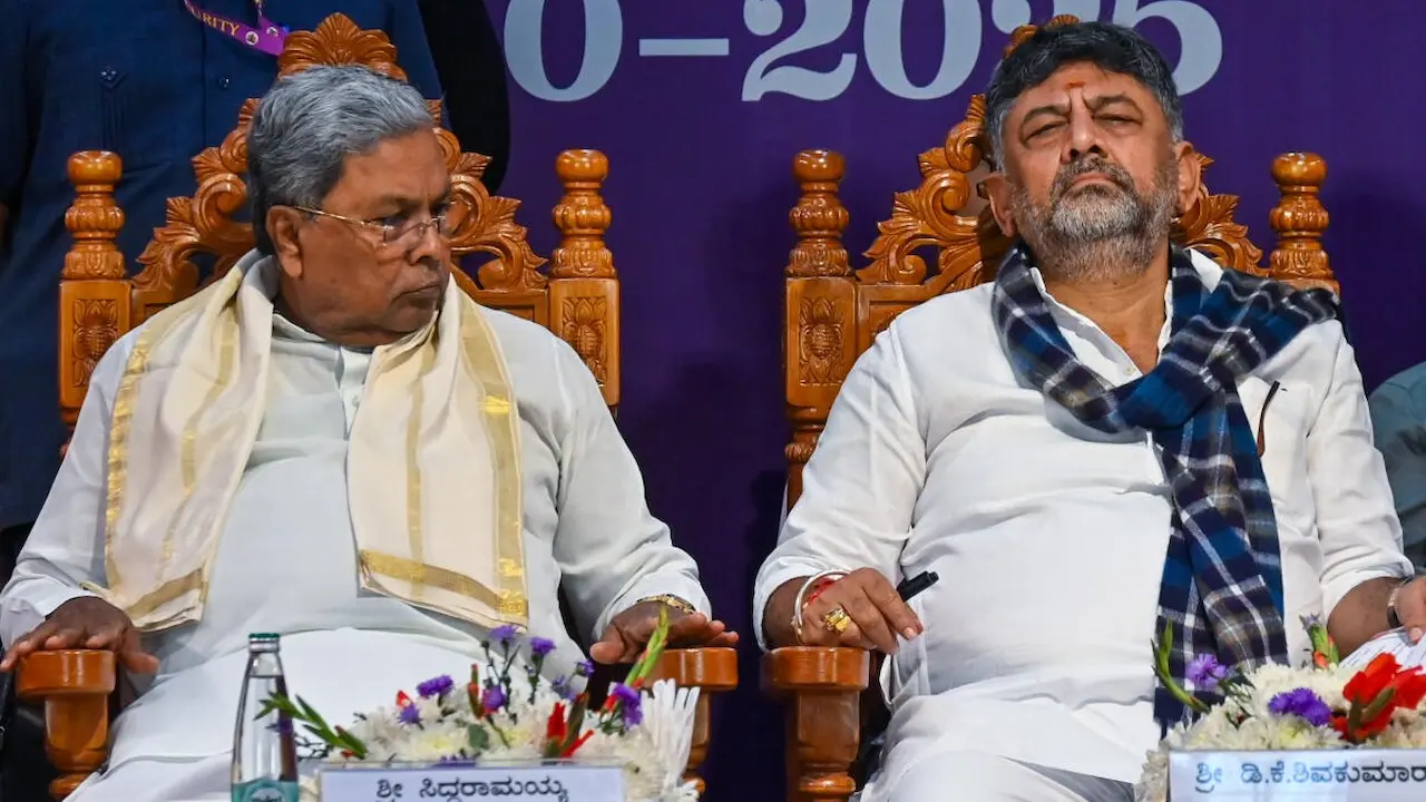 Karnataka Leadership Buzz Intensifies: Siddaramaiah Meets Congress High Command, Shivakumar Dodges Cm Question 1 siddaramaiah, shivakumar, congress, karnataka, chief minister