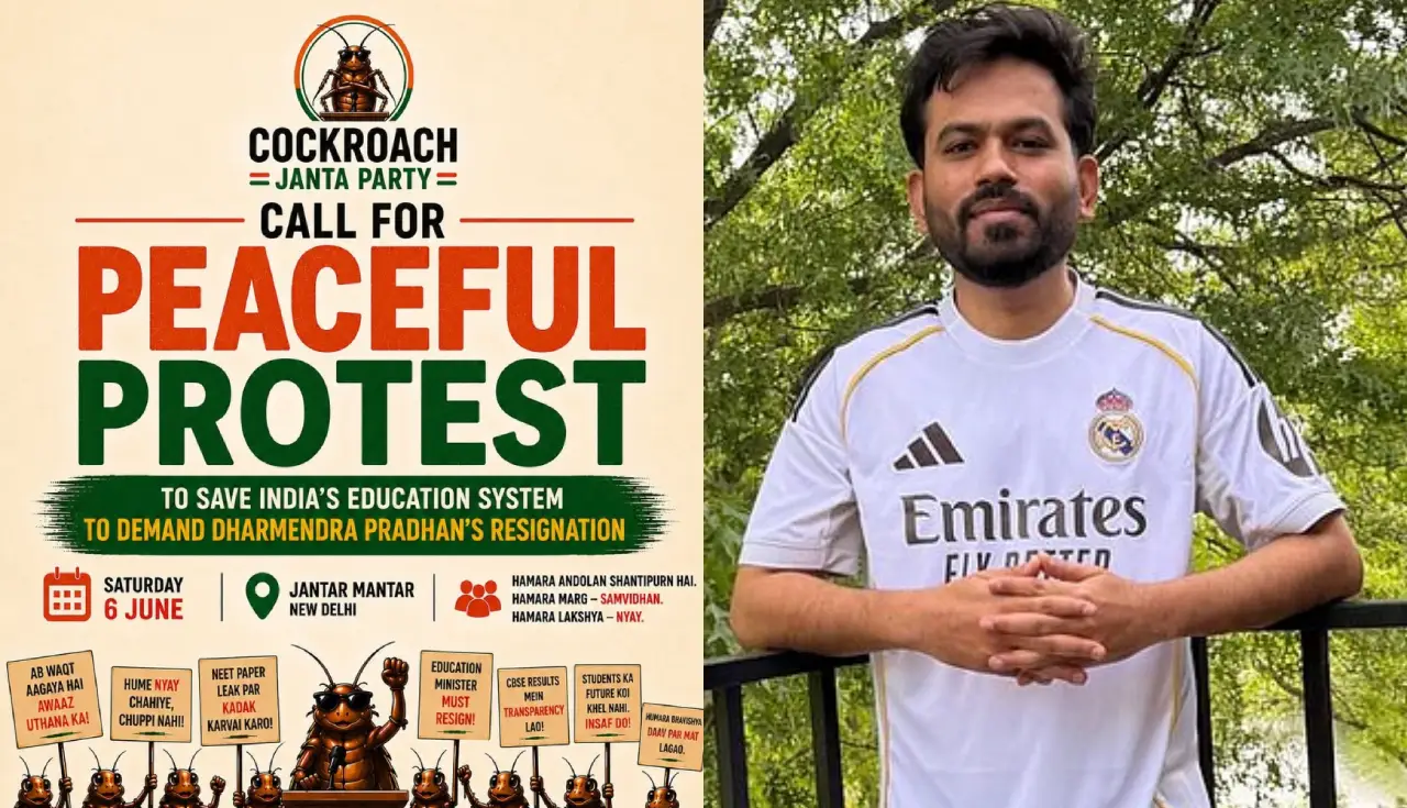 Cjp'S Abhijeet Dipke To Return To India, Launch Protest Seeking Dharmendra Pradhan'S Resignation 1 abhijeet dipke, cjp, cockroach janata party, dharmendra pradhan