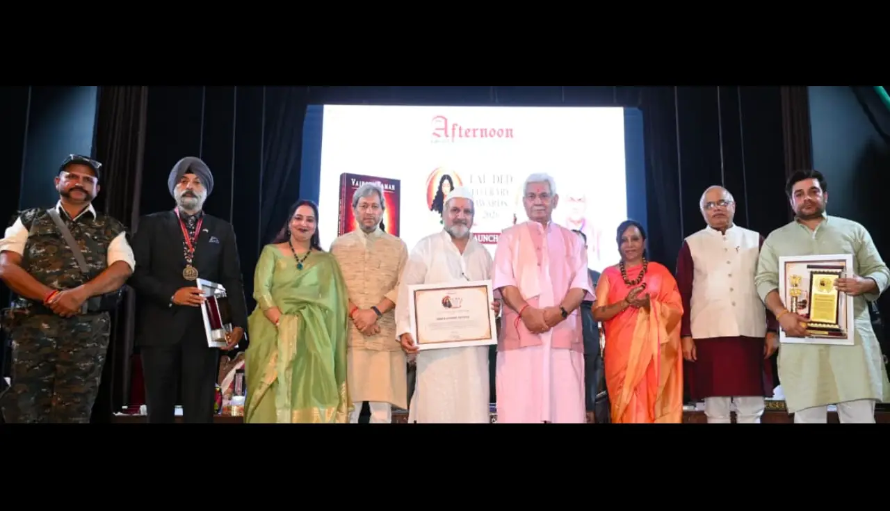 lal ded, lal ded literary award, lal ded the mother of kashmir, lg, manoj sinha, dr vaidehi taman